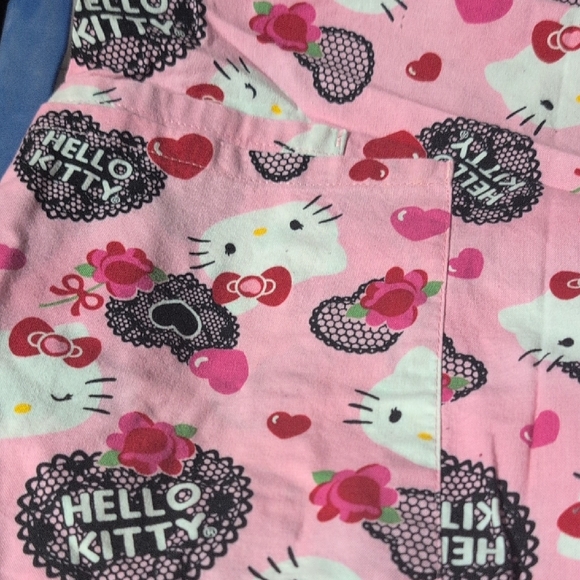 Hello Kitty Pink and Black Patterned Top - Picture 3 of 4